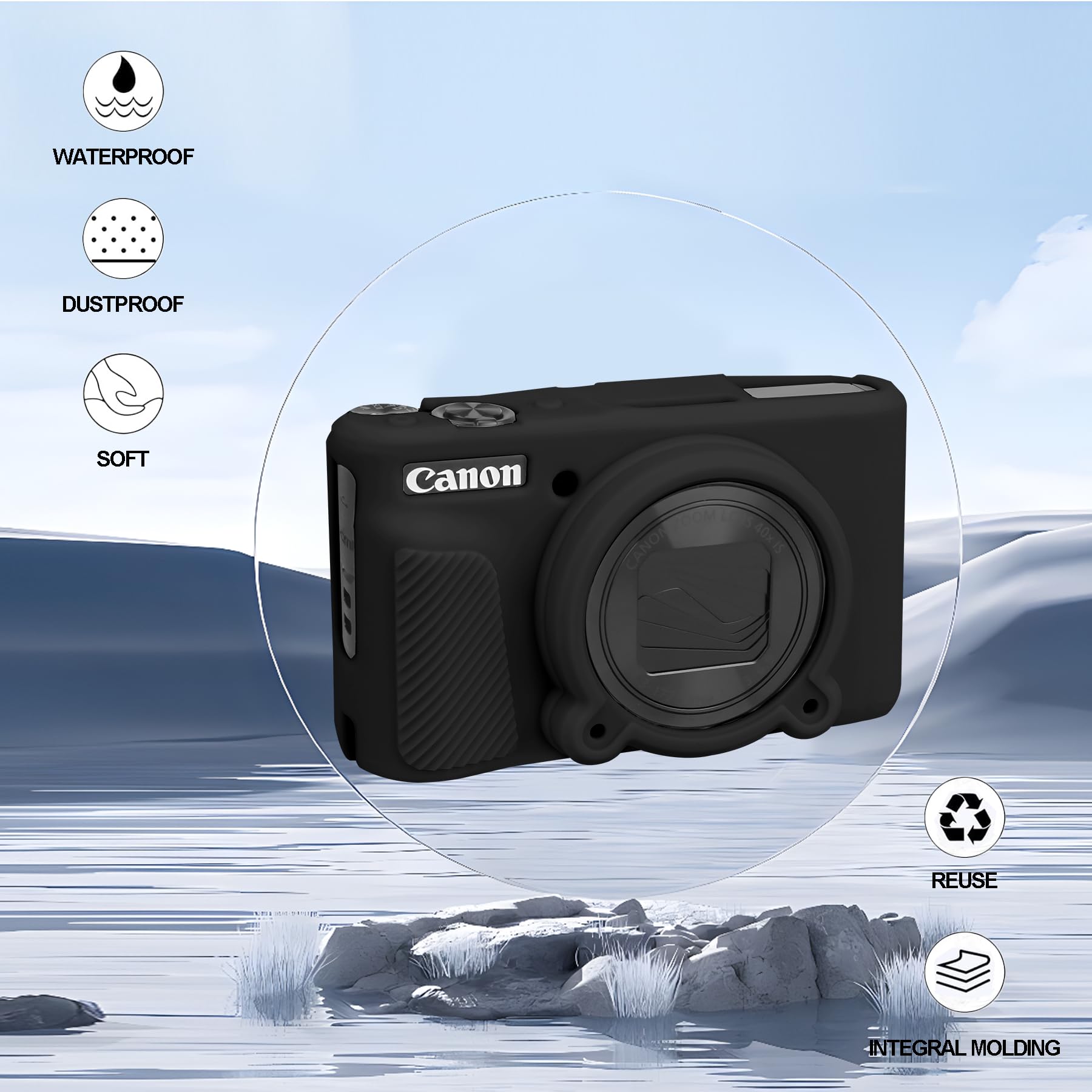 Supmay Camera Case for Canon PowerShot SX740 HS/ SX730 HS Digital